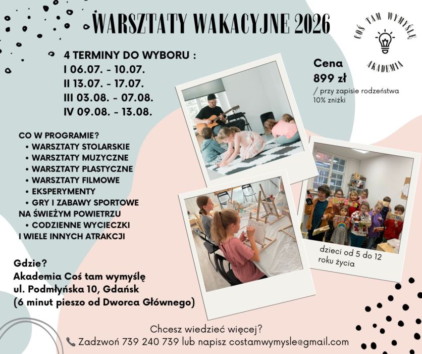 Warsztaty wakacyjne