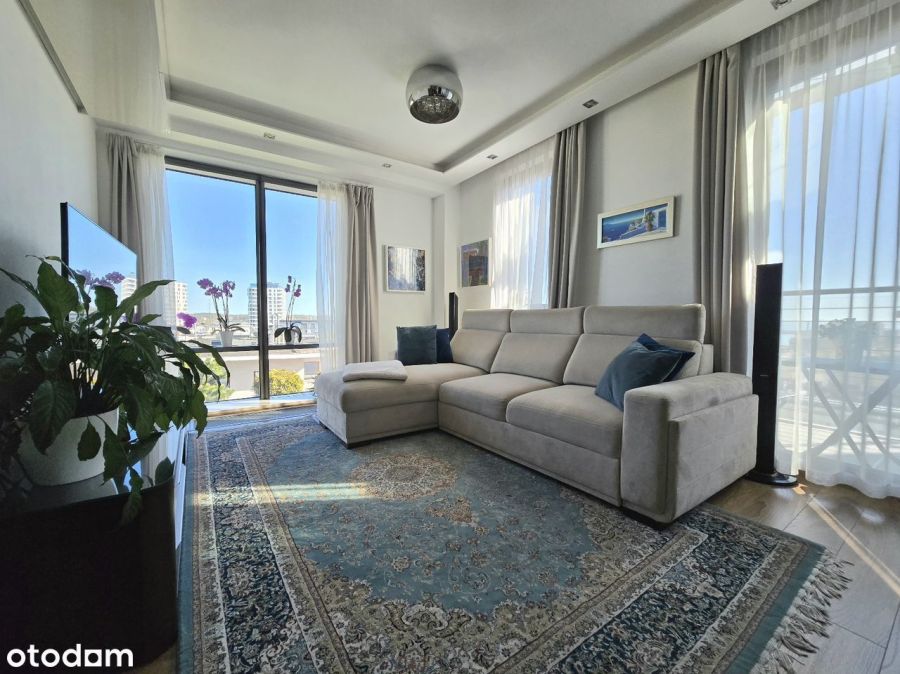 Rodzinny apartament w Transatlantyku z widokiem na Zatokę Gdańską