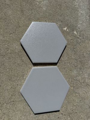 Płytki Tubądzin Satini Grey Hex: zdjecie 66440589