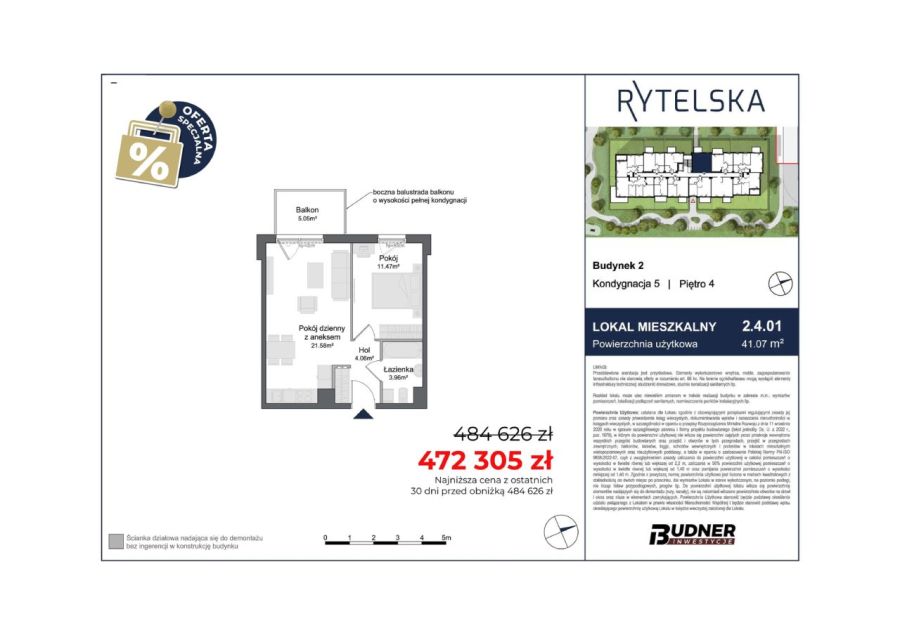 Promocja - 2 pok. idealne na start lub inwestycję: zdjęcie 98765010