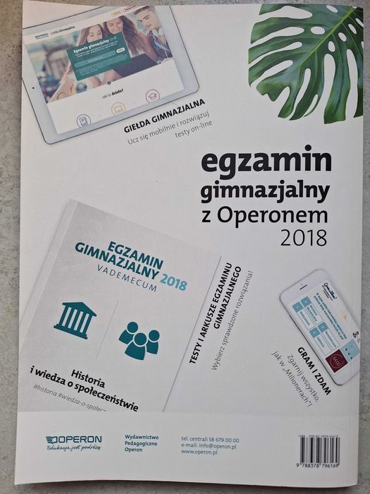 Egzamin gimnazjalny 2018 Historia wiedza o społeczeństwie testy arkusz: zdjęcie 98765128