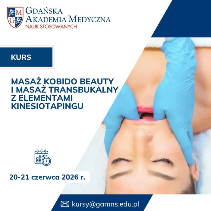 Masaż kobido beauty i masaż transbukalny z elementami kinesiotapingu
