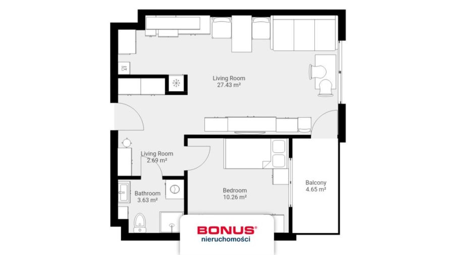 Mieszkanie 2-pokojowe | Słupsk, ul. Dywizjonu 303: zdjęcie 98776095