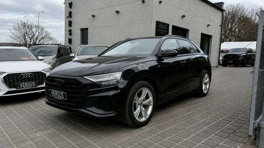Audi Q8 S Line340kmhudb&O 3DPanoramaWentyle+MasażRadarMatrix4xAC