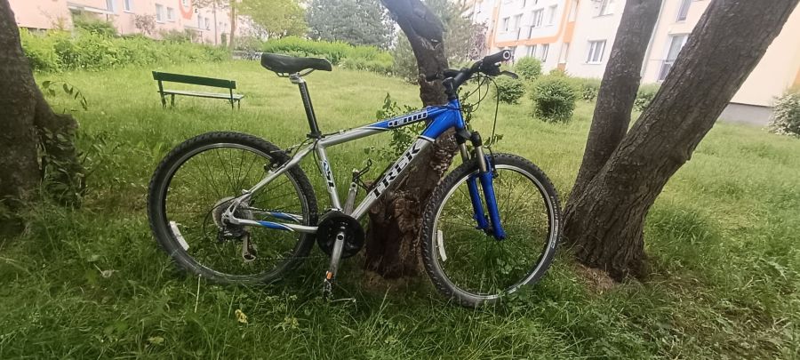 Rower TREK niebiesko srebrny 26 cali: zdjecie 98778058