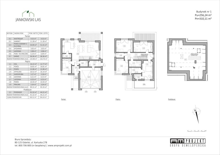 Dom wolnostojący Jankowo Gdańskie 256m AM Projekt: zdjęcie 98781813