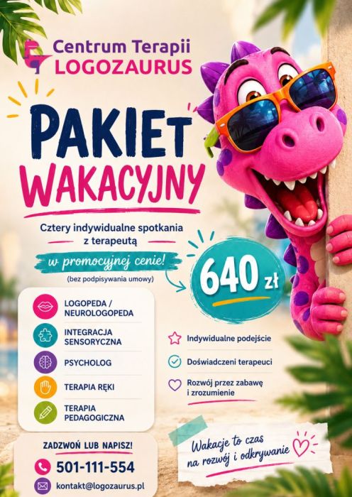 Wakacyjny pakiet terapeutyczny