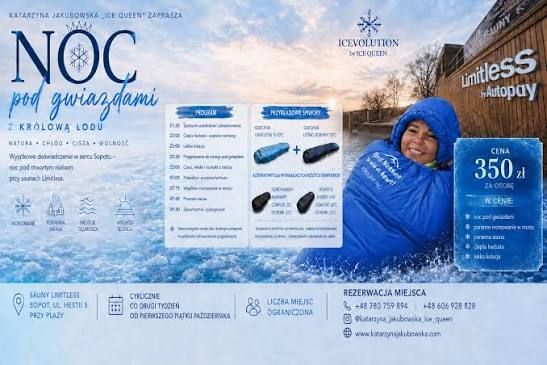 Noc pod gwiazdami z Królową lodu Ice Bath & Sauna: zdjecie 99452579