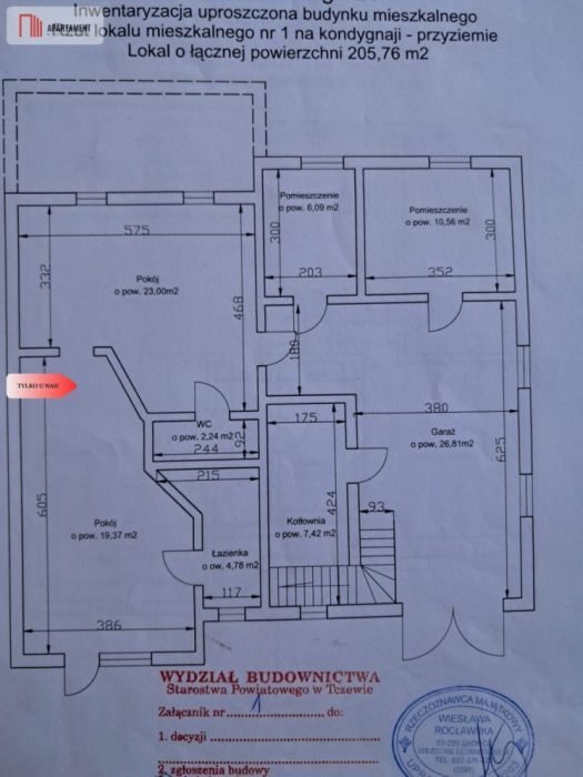 Dom 205m&sup2; Tczew Górki  | 2 mieszkania/Usługi: zdjecie 98788547