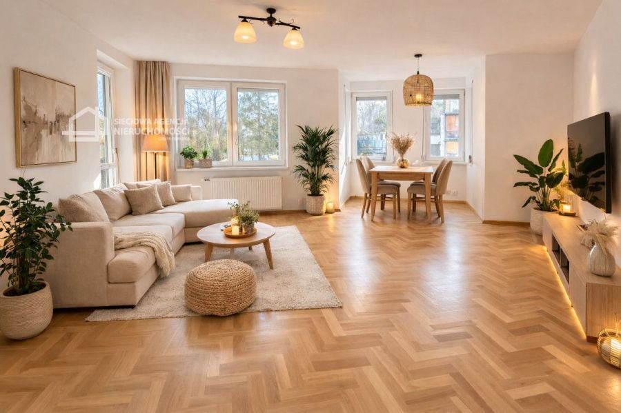 Fantastyczne mieszkanie | 90m&sup2; | Las i Jezioro