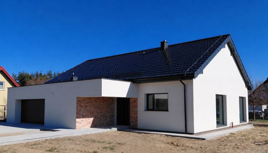 Bojano, niskoenergetyczny dom parterowy, do urządzenia