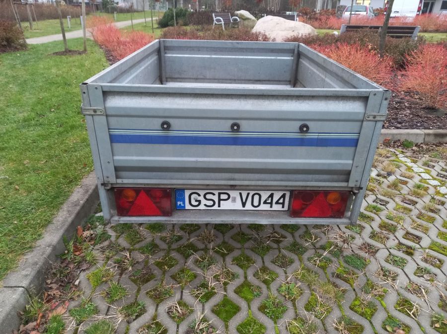 Przyczepa towarowa Zarejestrowana Opłacona Świdnik