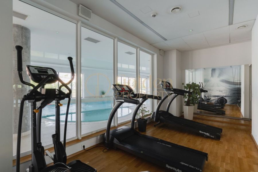 Balkon w widokiem na Motławę, basen, strefa SPA: zdjecie 98908014