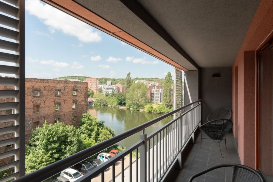 Balkon w widokiem na Motławę, basen, strefa SPA: zdjecie 98908001