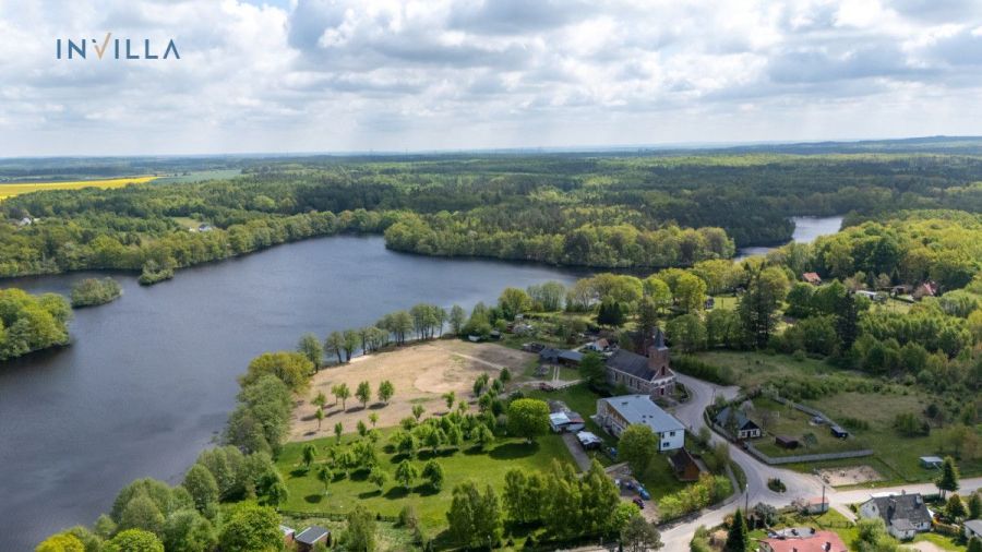 inwestycja nad jeziorem, linia brzegowa