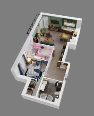 3 pokoje | 56,58 m&sup2; | Balkon | Deweloper: zdjecie 66447563