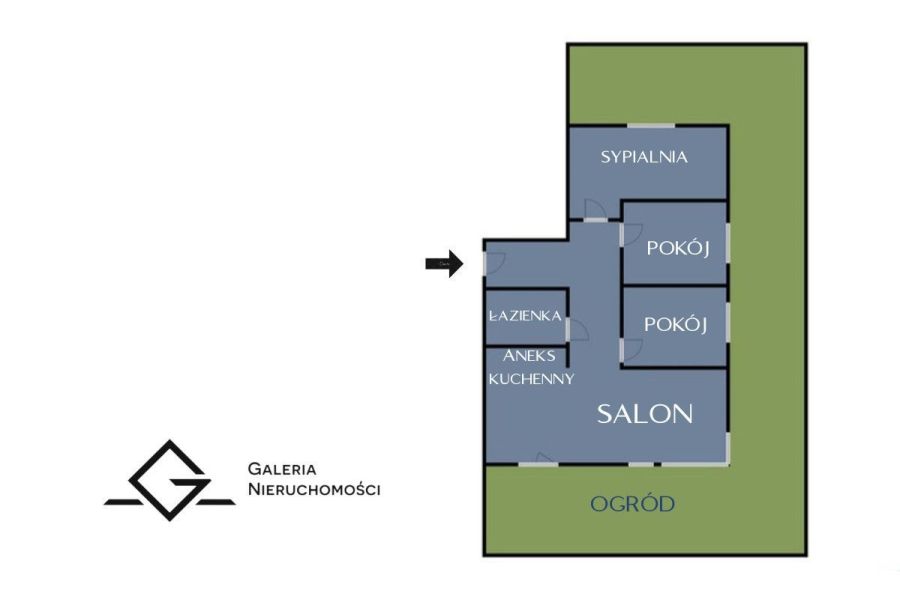 Nowe z Ogródkiem 100 m2 | Garaż | Widok na las: zdjecie 98833147