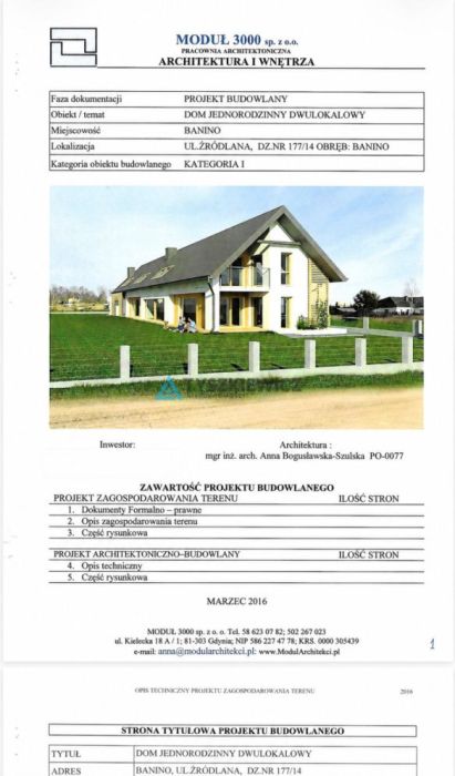 Uzbrojona działka 1023 m&sup2; | projekt domu w cenie: zdjecie 99392004