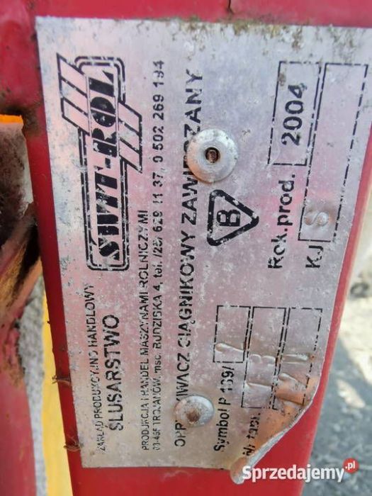Opryskiwacz rolniczy z atestem Świt-Rol 300 l: zdjecie 98856833