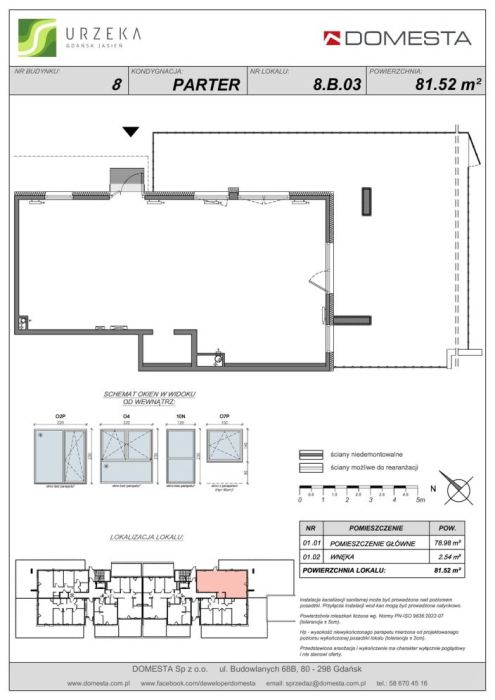 Urzeka 8.B.03 - Lokal usługowy 81 m z ogródkiem 129 m: zdjecie 98873037