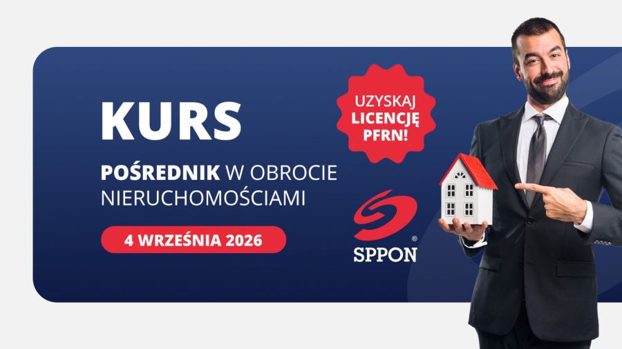 Kurs Pośrednik w Obrocie Nieruchomościami start 4 września 2026