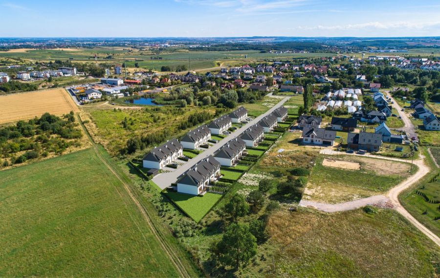 Ostatnie domy szeregowe - Borkowo ( 9 km do centrum Gdańska)
