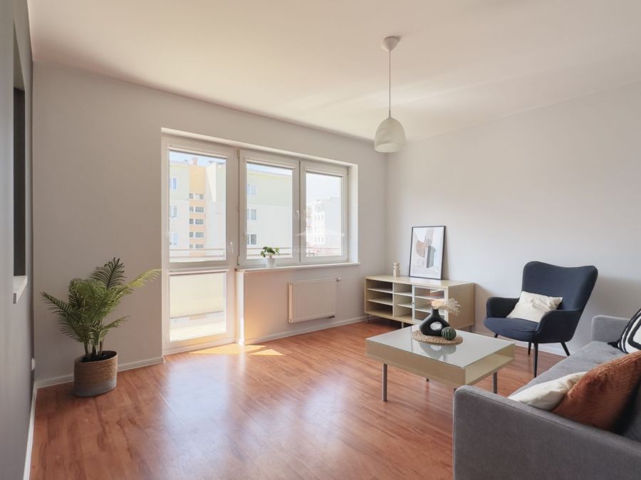 Mieszkanie na wynajem 2 pok. umeblowane, balkon, widna.