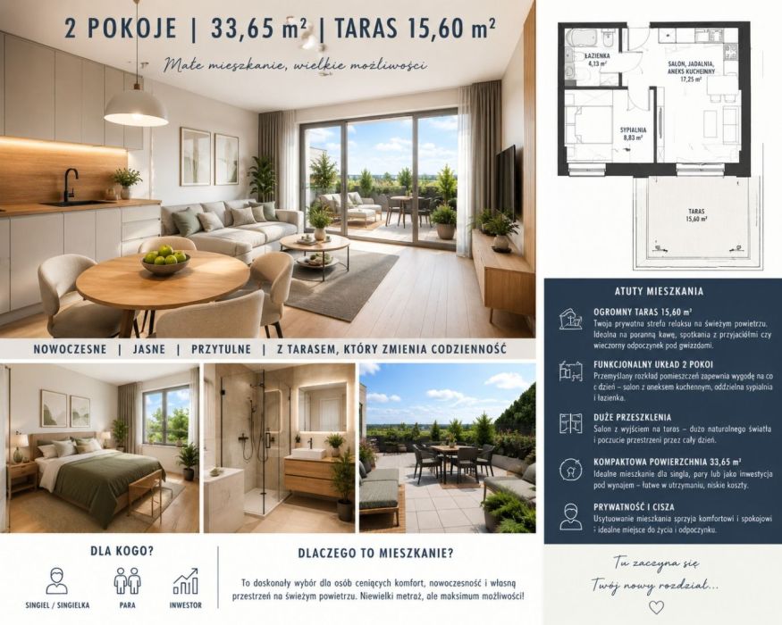 Loft z tarasem,który zmienia życie w historycznym Młynie