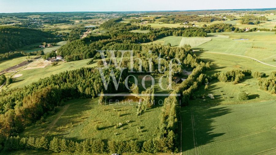 Siedlisko na Kaszubach | staw i WZ na 2 domy