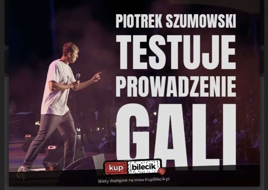 Bilety na stand-up: Piotr Szumowski