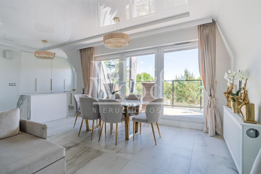 Apartament 900m od plaży, ostatnie piętro, 4pokoje