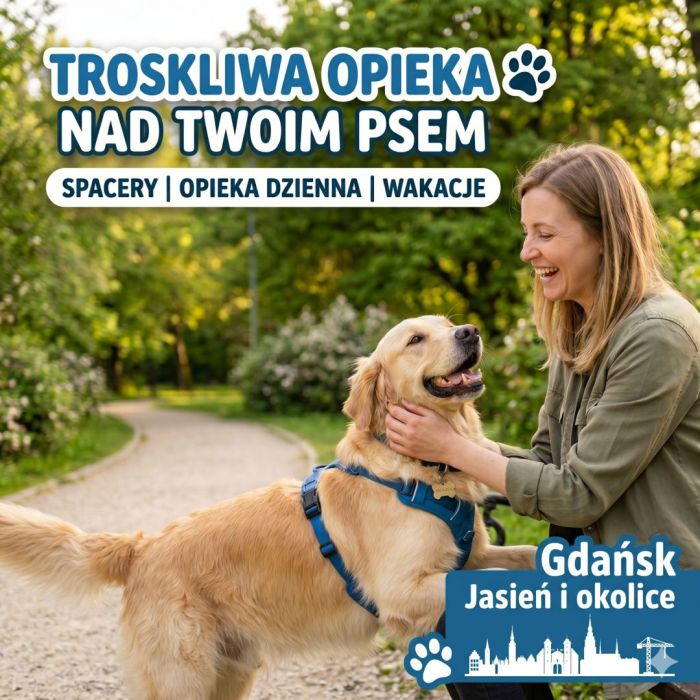 Troskliwa opieka nad Twoim psem  spacery, opieka