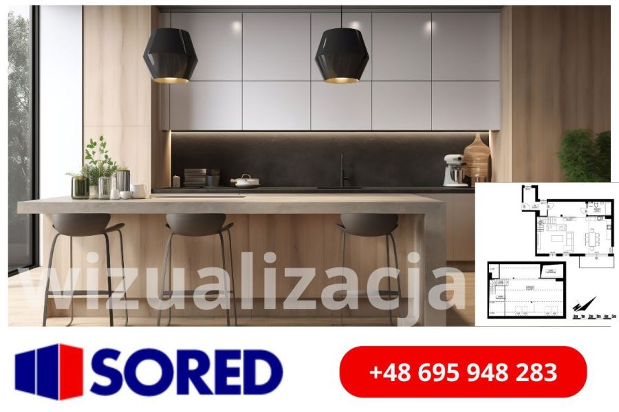 NOWE 3-pokojowe mieszkanie od dewelopera| Reda | Ul. Biwakowa |2.3
