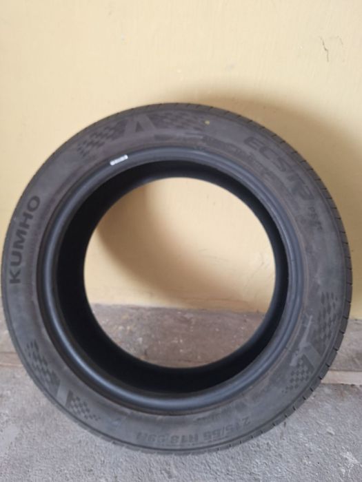Komplet opon 215x55x18 stan bdb: zdjecie 98946589