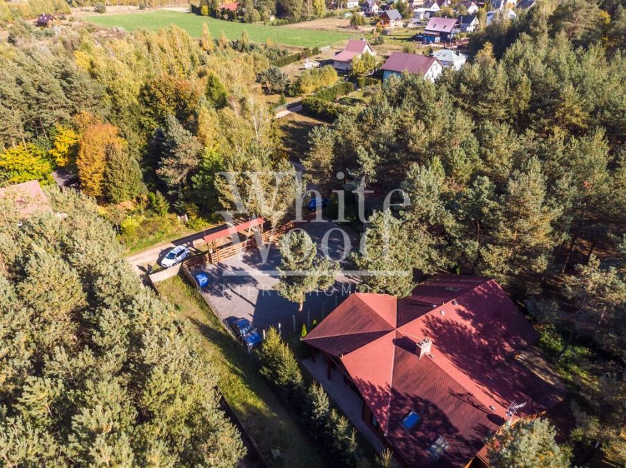 Ośrodek wypoczynkowy w lesie, nad jeziorem: zdjecie 98947037