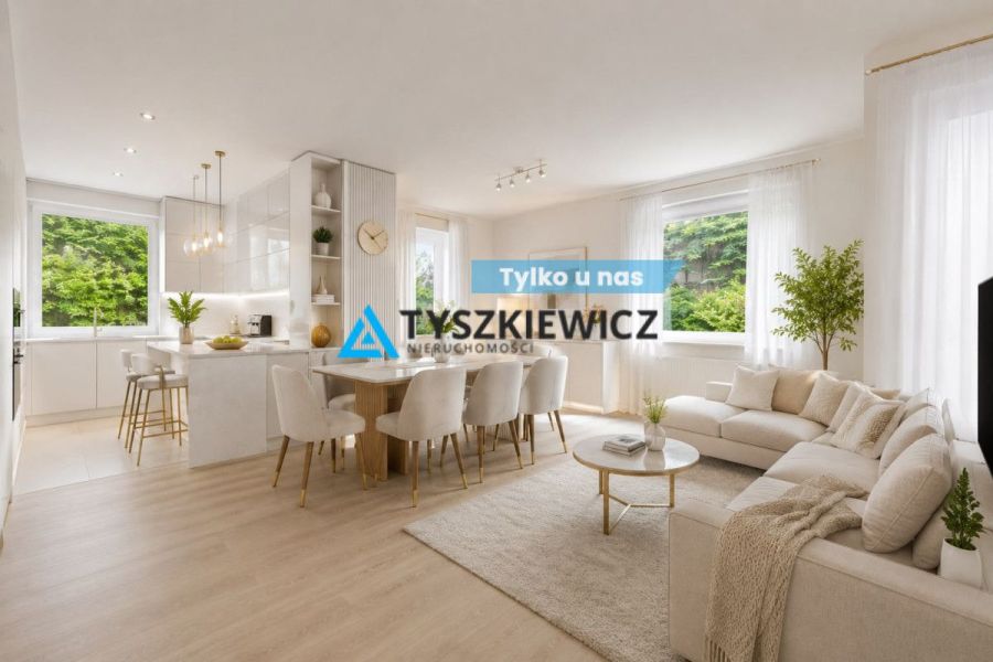 Mieszkanie 4 pokojowej z 2 tarasami i ogrodem