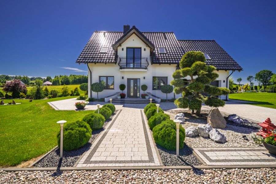 Zjawiskowy dom w Kielnie | 3200 m&sup2; zieleni: zdjecie 98953824