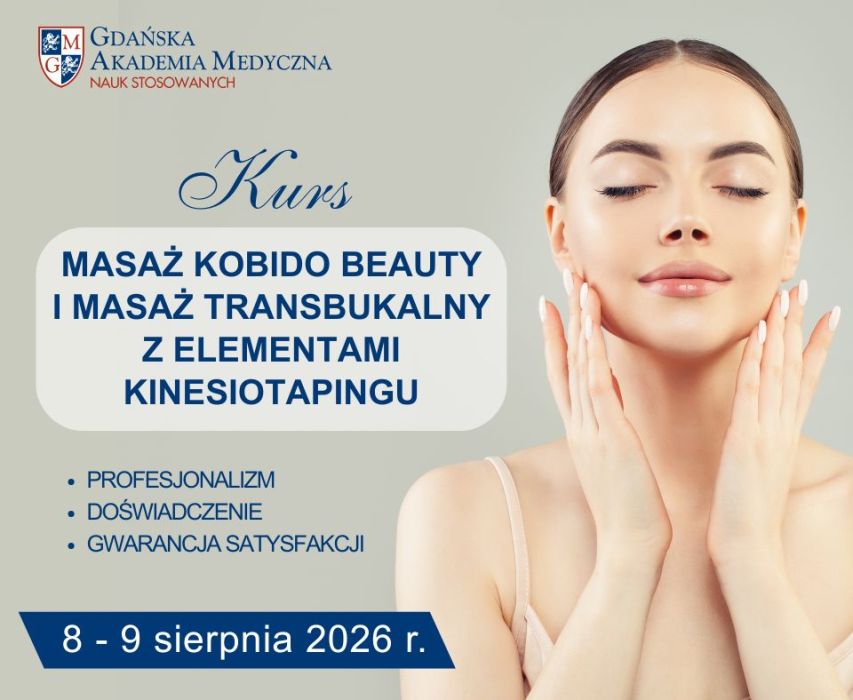 Masaż kobido beauty i masaż transbukalny z elementami kinesiotapingu