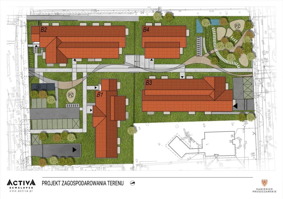 Kamienice Pruszczańskie lokal usługowy B1.L1 - Activa Deweloper: zdjecie 98972021