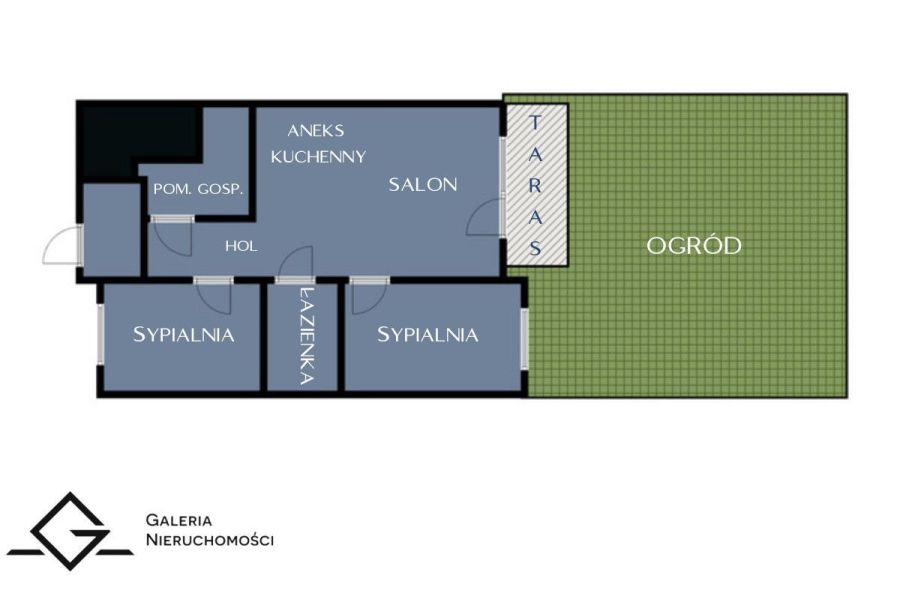 jak szereg | ogródek | 2 m. postojowe |: zdjecie 98978631