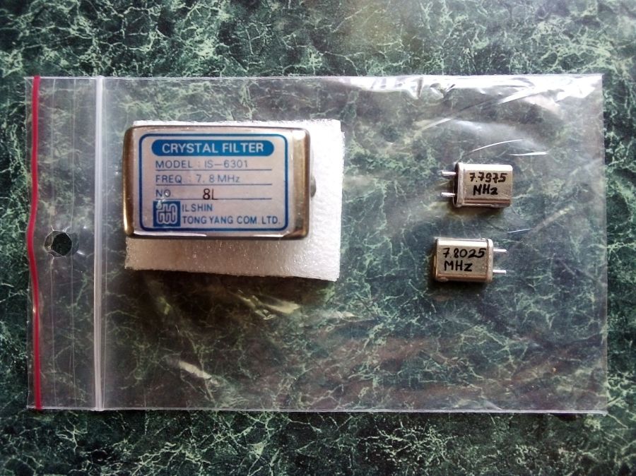 Filtr p.cz. 7.8 MHz + dwa piloty USB/LSB / transceiver KF: zdjecie 98999659