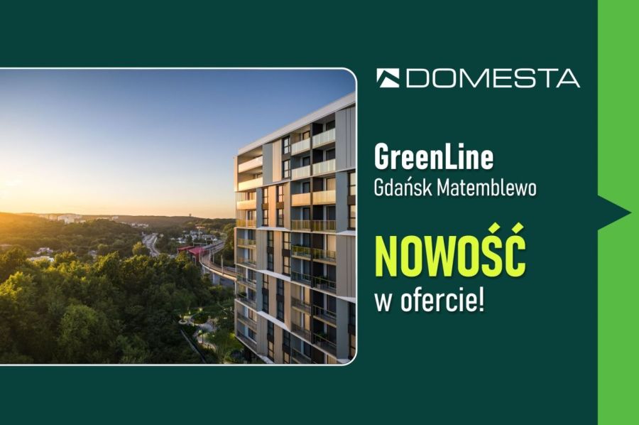 GreenLine B.8.4 - 3 pokoje 55.73 m&sup2;, duża loggia