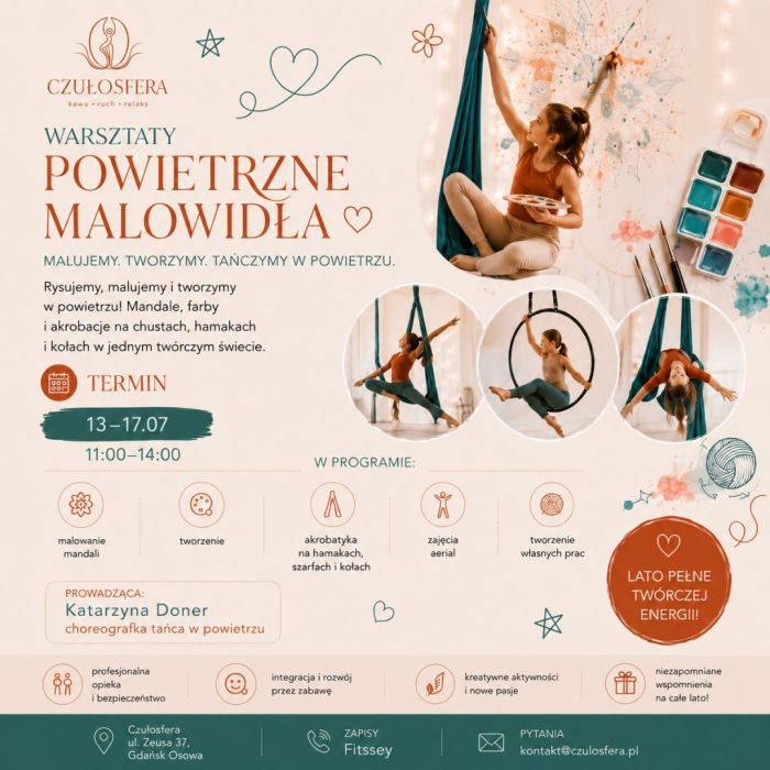 Wakacyjne warsztaty artystyczno-powietrzne