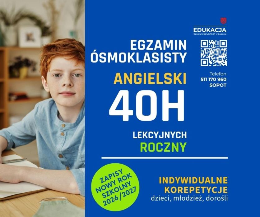 Sopot - angielski, polski, matematyka, egzamin ósmoklasisty, matura,: zdjecie 99034807