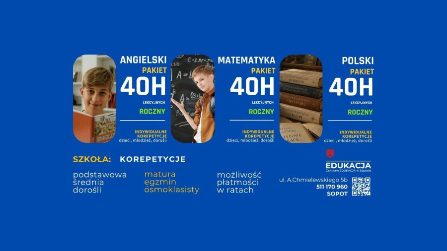 Sopot - angielski, polski, matematyka, egzamin ósmoklasisty, matura,: zdjecie 99528279