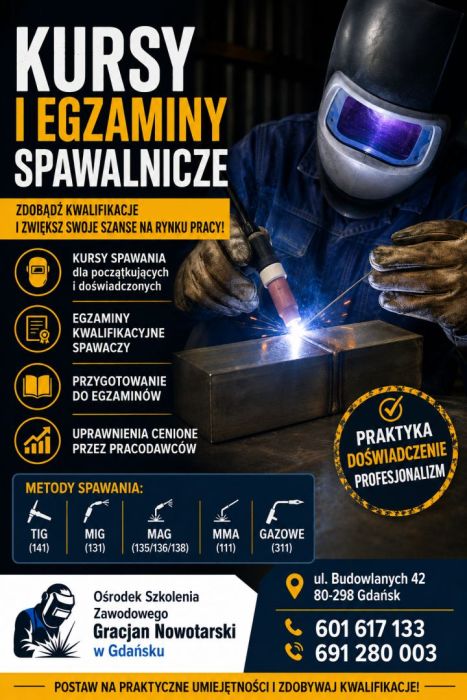 Kurs i egzaminy spawania: zdjecie 99048710