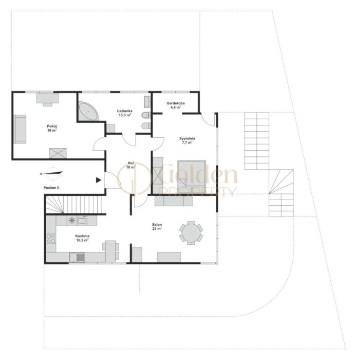 Wyjątkowy apartament z ogrodem w historycznej will: zdjecie 99052278