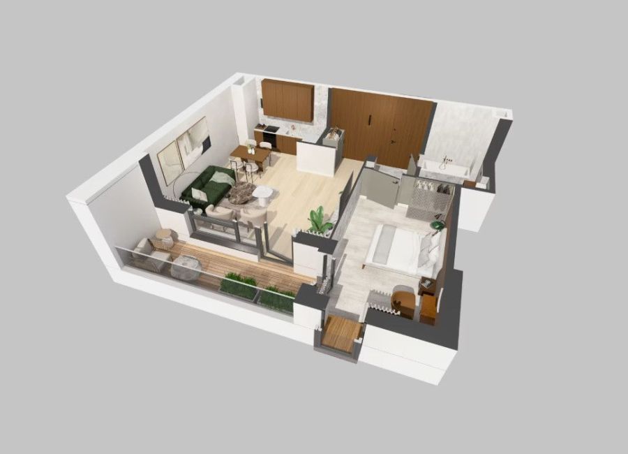 Apartament 53m2 Gdynia Redłowo Invest Komfort: zdjecie 99388863