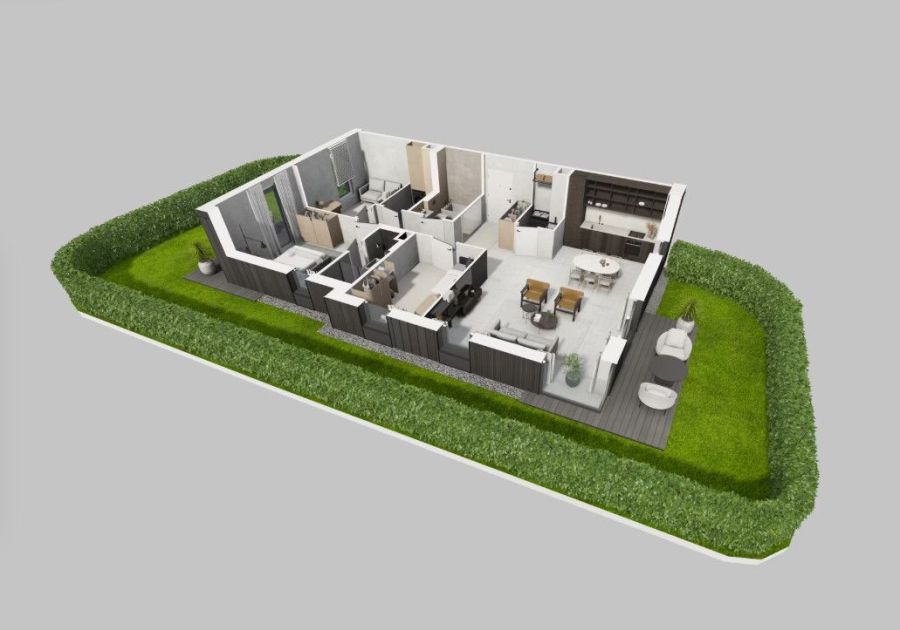 Mieszkanie 4-pokojowe 98,3m2 Gdańsk Aniołki Invest Komfort: zdjecie 99389032