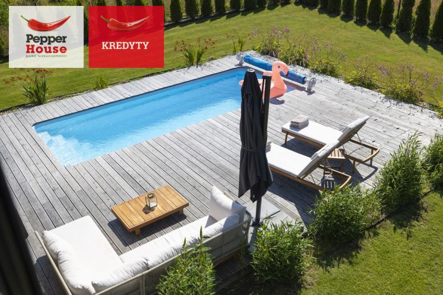 Nowoczesny dom z basenem i spa: zdjecie 99175047
